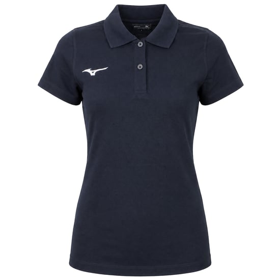 Mizuno Shizuoka Womens Black Polo Shirt - Image 1