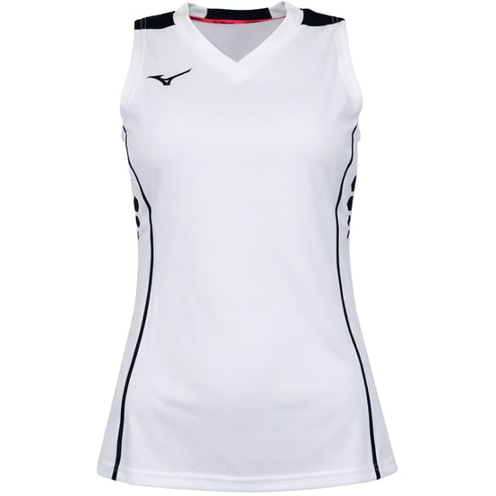 Mizuno Wom Hex Womens White/Black Vest - Image 1