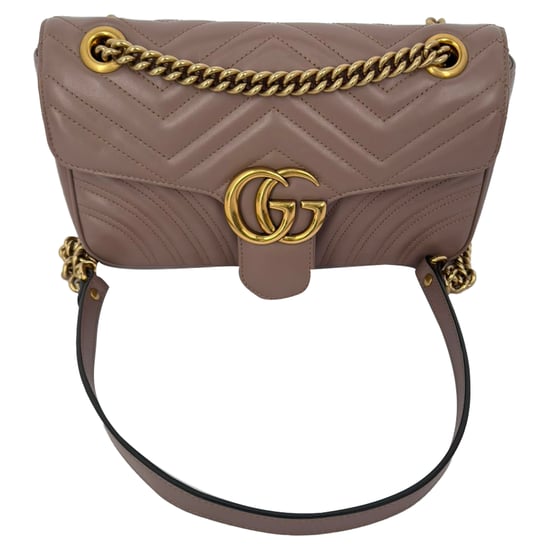 Gucci Medium GG Marmont Crossbody Bag in Tan Leather - Image 2