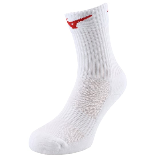 Mizuno 1-Pack Free Time White Handball Socks - Image 1