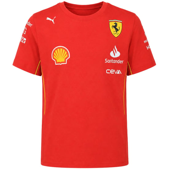 Puma x Scuderia Ferrari Team Kids Red T-Shirt - Image 1
