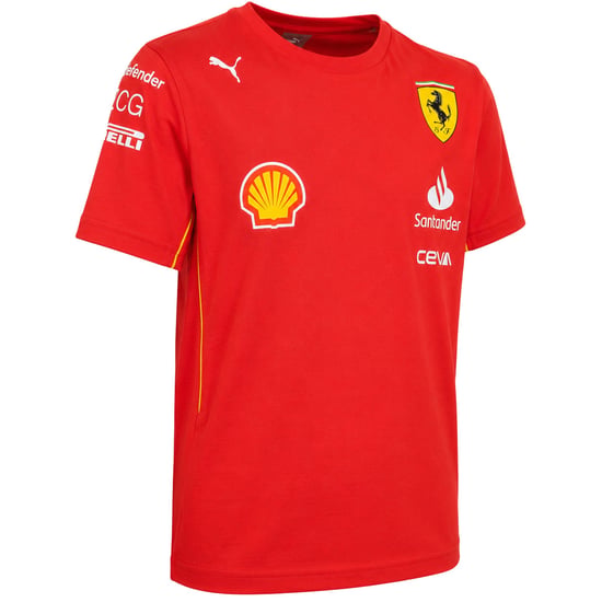 Puma x Scuderia Ferrari Team Kids Red T-Shirt - Image 2