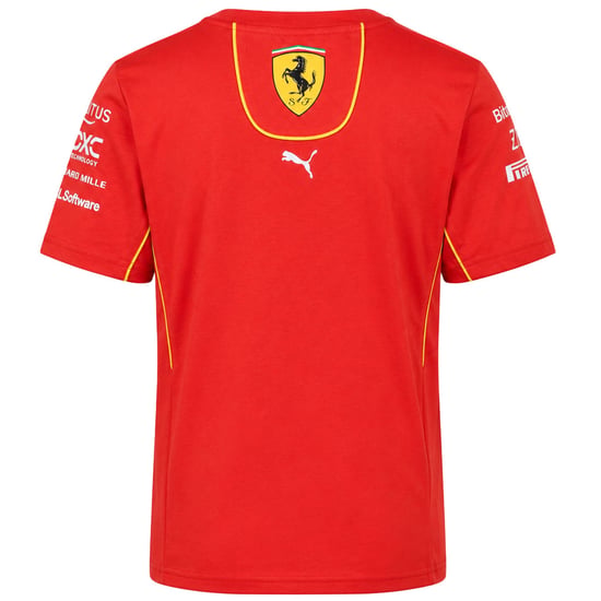 Puma x Scuderia Ferrari Team Kids Red T-Shirt - Image 4