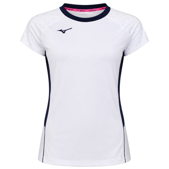 Mizuno Team Premium High-Kyu Womens White T-Shirt - Image 1
