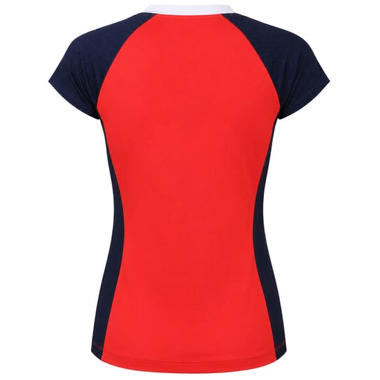 Mizuno Team Premium High-Kyu Womens Red T-Shirt - Image 2