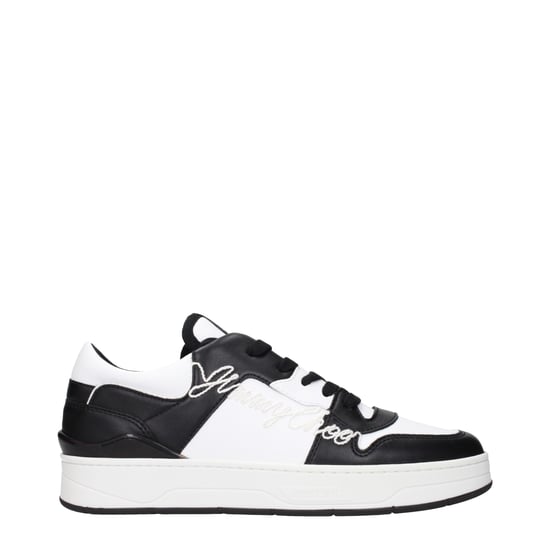 Jimmy Choo Black Leather Sneakers - Image 1