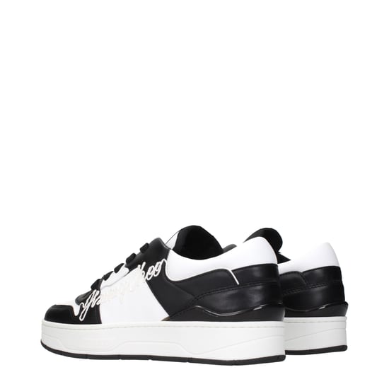 Jimmy Choo Black Leather Sneakers - Image 4