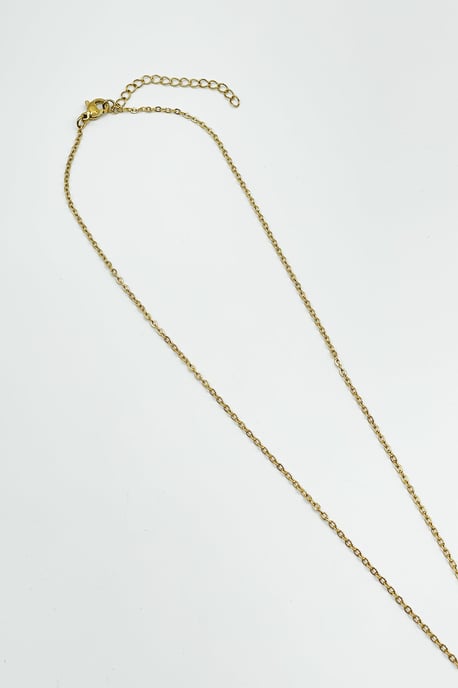 Mini Heart & August Birthstone Necklace in Gold - Gift Boxed - Image 5