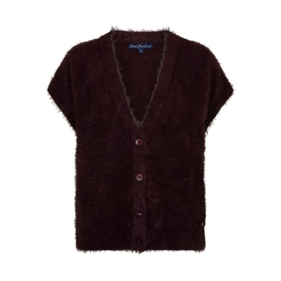 Red Button Rb sleeveless fuzzy burgundy - Image 1