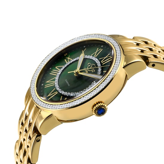 GV2 Astor II Women's Green MOP Dial IPYG Watch - Image 3
