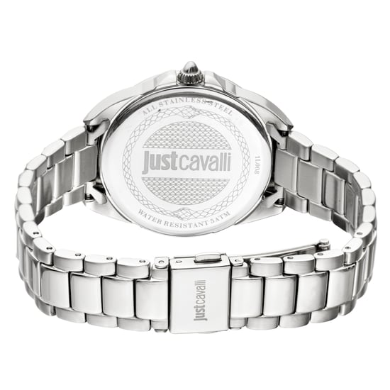 Just Cavalli Women's Logo Silver  Dial Stainless Steel Watch - Image 2