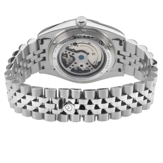 Haurex Italy:Impero 316L Stainless Steel Case, Silver Bezel, Dark Gray Dial, Stainless Steel Bracelet Watch - Image 2