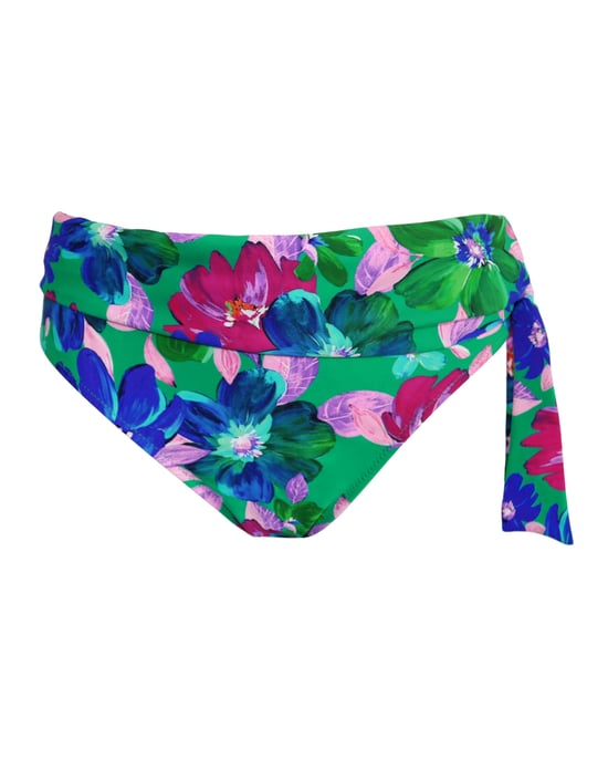 80008R Pour Moi Getaway Fold Over Tie Bikini Brief - - Image 4