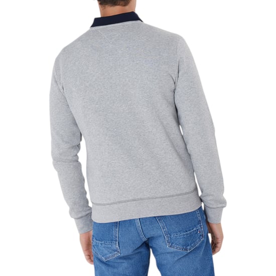 TOMMY HILFIGER Mens Sweatshirts Signature Flag Fleece Pullover Crew Neck Jumper - Image 5