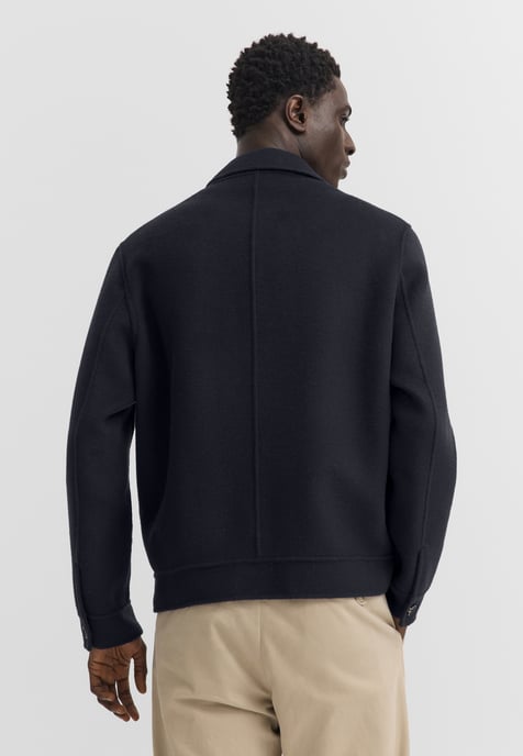 Bugatti Herren Blouson van wol, handgemaakt, met omgeslagen kraag - Image 2