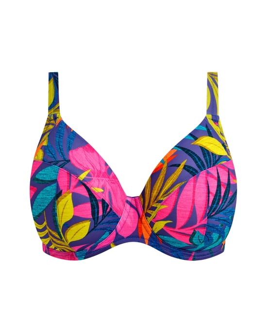 Es803302 Elomi Porto Rafti Underwired Plunge Bikini Top - - Image 3