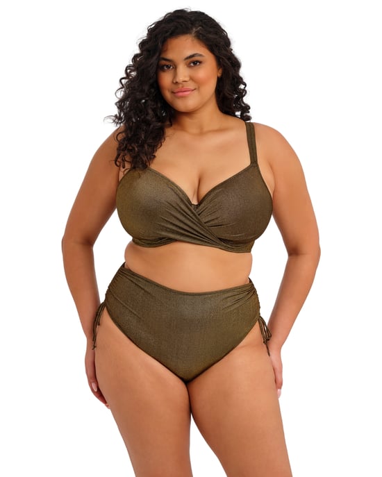 Es803227 Elomi Sunset Shimmer Underwired Plunge Bikini Top - - Image 5
