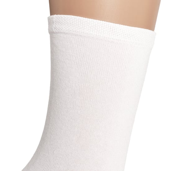 6 Par Kvinno Strumpor i Bomull Mid-Calf S25609 - Image 3