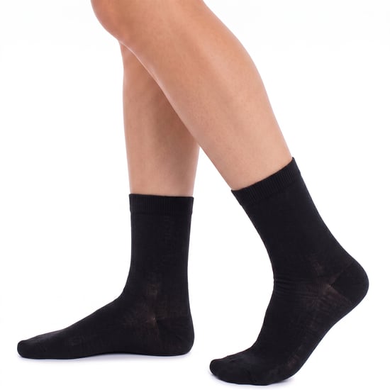 6 Pairs Men's Executive Cotton Mid-Calf Socks S15351 - Image 2