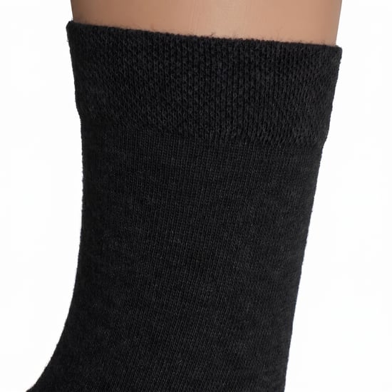 6 Pairs Men's Executive Cotton Mid-Calf Socks S15351 - Image 3