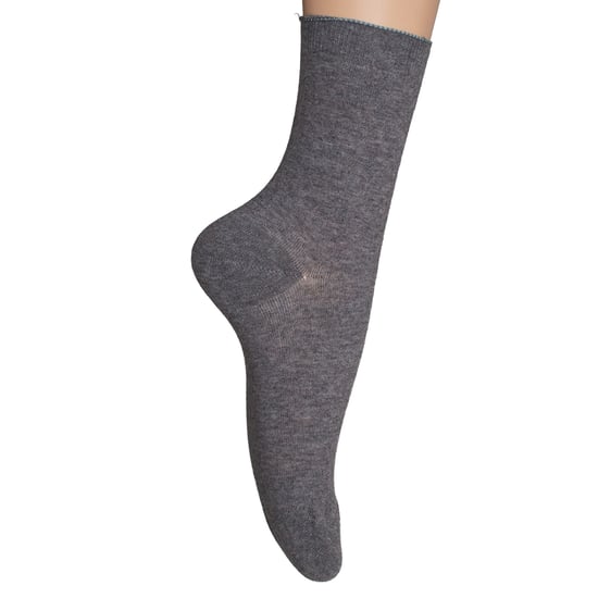 6 Par Kvinnors Bomullsstrumpor Mitt på Vaden S25609 - Image 4