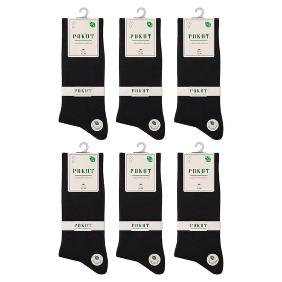 6 Paar Heren Executive Mid-Calf Naadloze Sokken S9901 - Image 6
