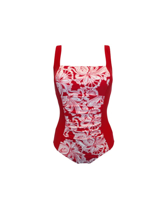 25631P Pour Moi Santa Barbara Petite Ruched Tummy Control Swimsuit - - Image 4