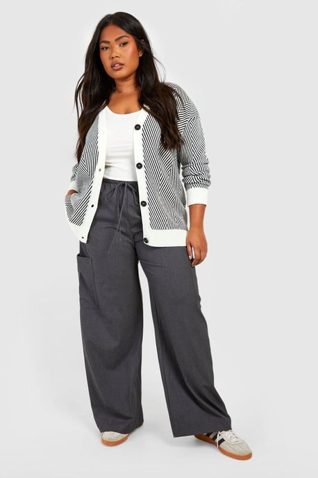 Plus Mono Oversized Cardigan - Image 3