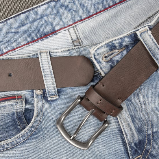 Men’s Brown 1.5 Inch Belt Jeans Trouser Belt - Image 2