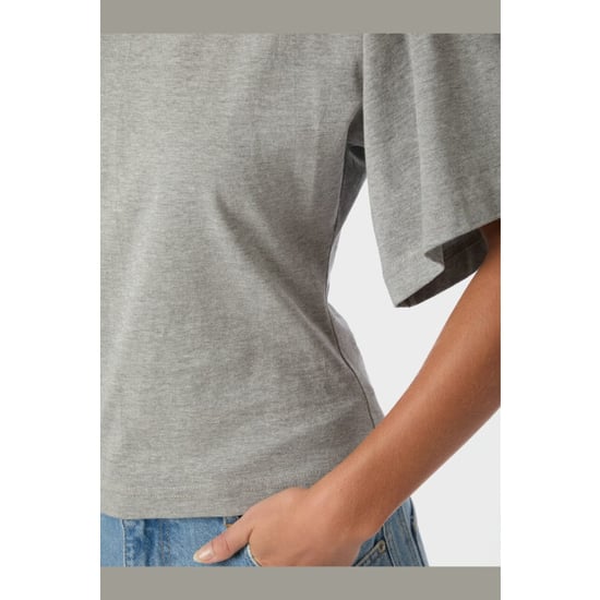 Neo Noir asha boxy tee 164418 133 grey melange - Image 4