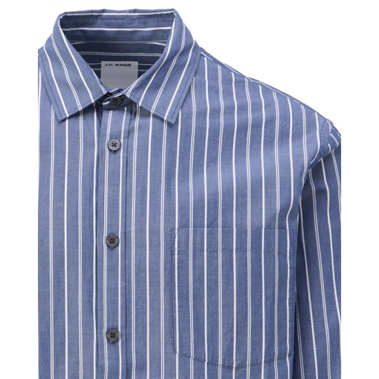 J.C. Rags Casual overhemd sky captain streep - Image 4