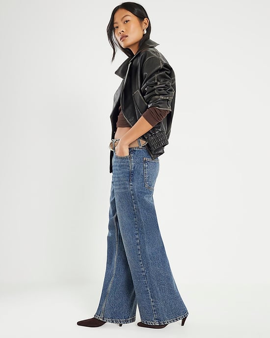 River Island Womens Straight Jeans Petite Blue Relaxed - Image 2