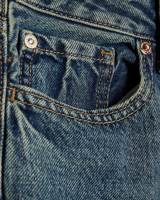 River Island Womens Straight Jeans Petite Blue Relaxed - Image 5