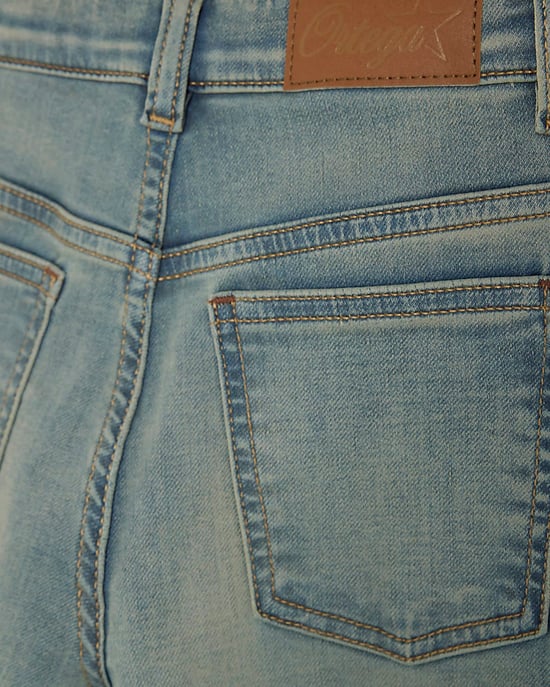 River Island Boys Loose Fit Jeans Blue Button Denim - Image 3