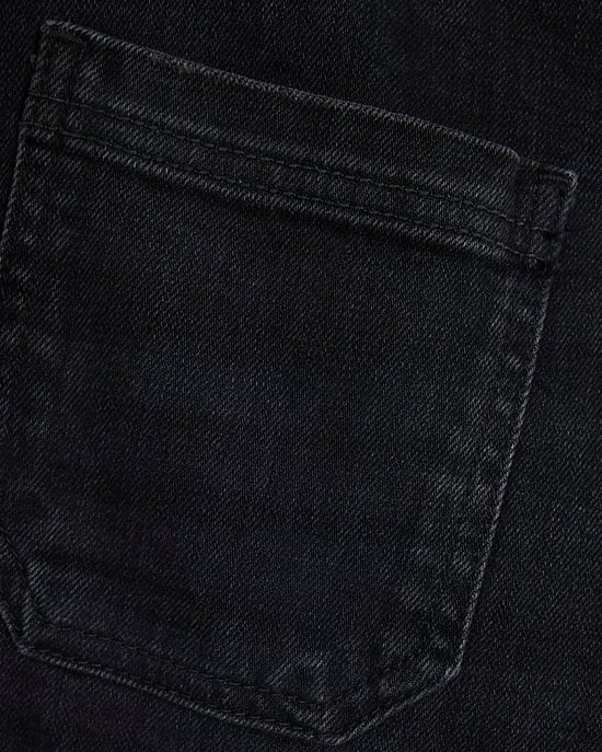 River Island Womens Wide Leg Jeans Black High Waisted Pocket - Image 4