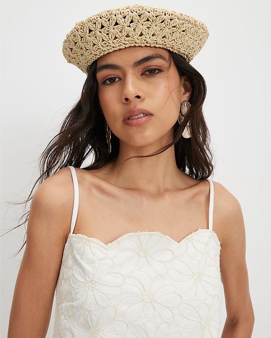 River Island Womens Mini Dress White Embroidered Denim Floral - Image 4