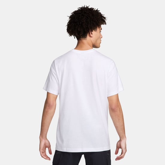 Nike Air Mens White Neon Graphic T-Shirt - Image 4
