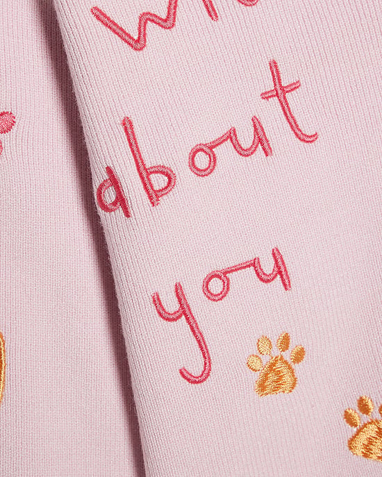 River Island Mini Girls Cardigan Abbie Rosie Pink Tiger - Image 2
