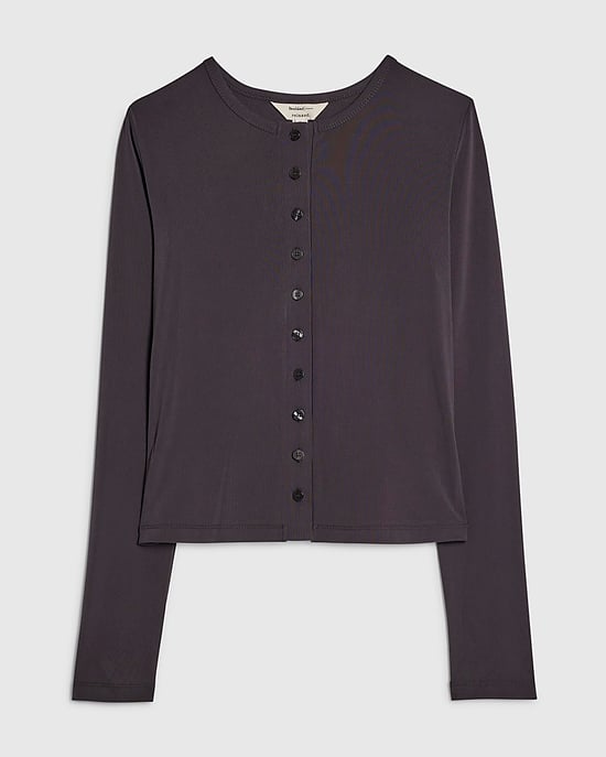 River Island Womens Cardigan Grey Soft Touch Crew Neck - Image 6