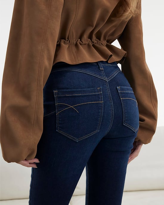 River Island Womens Skinny Jeans Blue Sculpt Trousers - Image 4