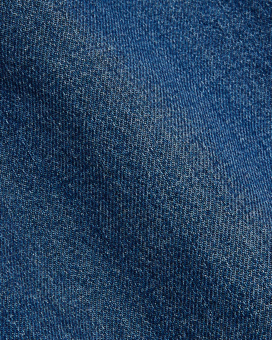 River Island Womens Longline Jorts Blue Denim Button Zip - Image 5
