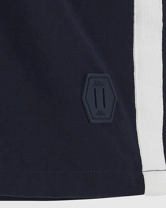 River Island Mens Shorts Navy Regular Fit Ripstop Elasticated - Image 4
