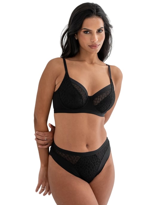 99501 Pour Moi Geo Sculpt Underwired Bra - - Image 5