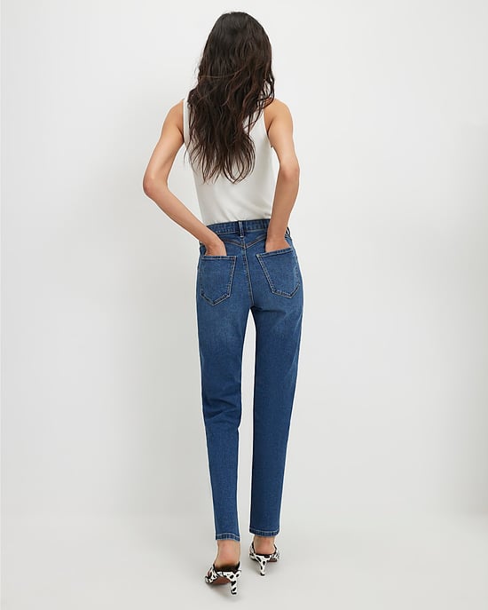 River Island Womens Sculpt Jeans Slim Blue Pull-On Elasticated - Image 3