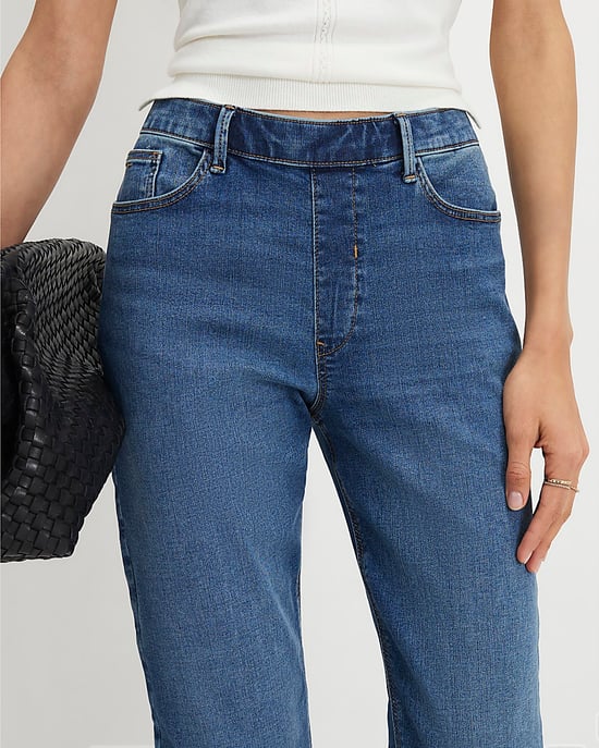 River Island Womens Sculpt Jeans Slim Blue Pull-On Elasticated - Image 4