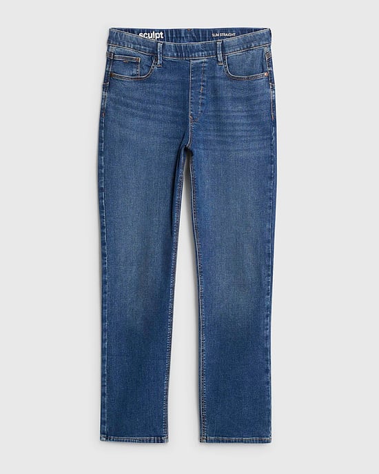 River Island Womens Sculpt Jeans Slim Blue Pull-On Elasticated - Image 6