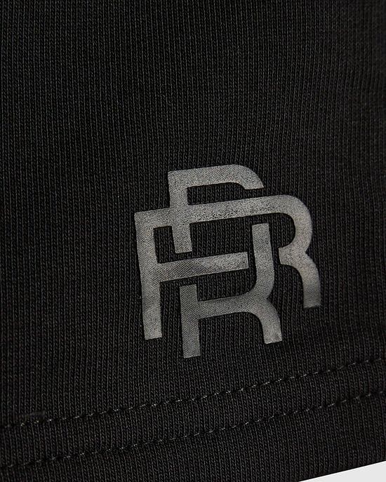 River Island Boys Shorts Set Black/White RR Graphic 2 Pack Elasticated - Image 3