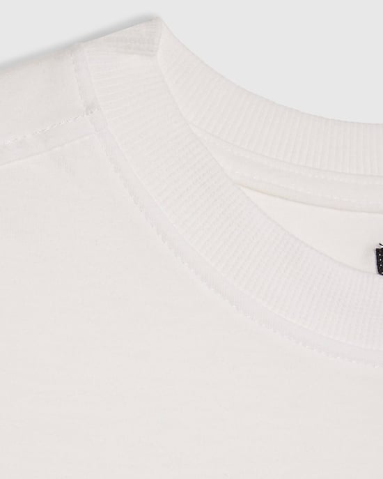 River Island Boys T-Shirt White 67 Graphic Bandana Print - Image 3