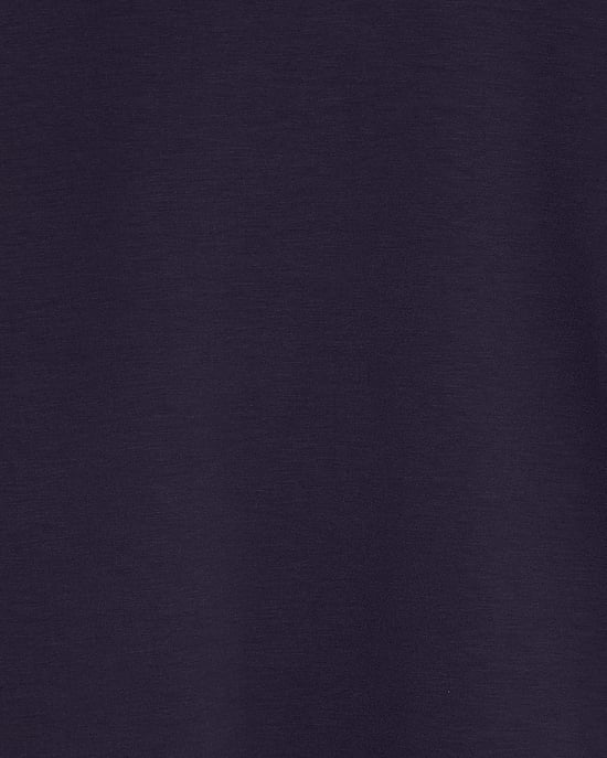 River Island Womens T-Shirt Navy Premium Short Sleeve Boxy - Image 5