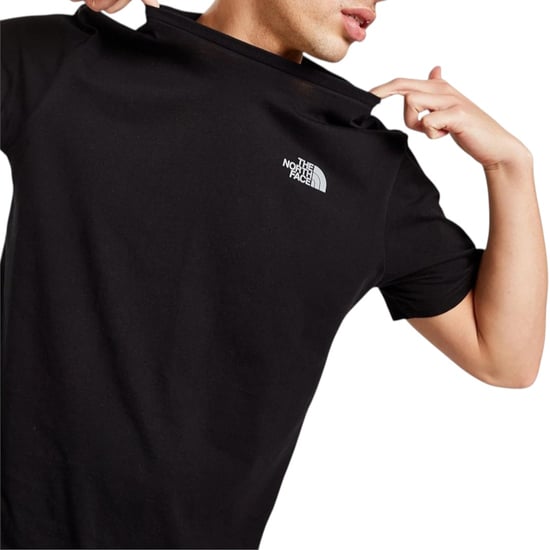 The North Face Mens SS Tee Simple Dome Reflective Logo Black T-Shirt - Image 3